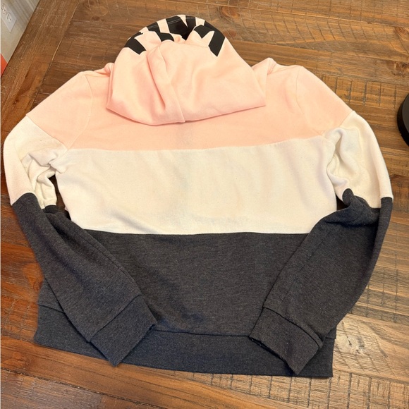 Victoria’s Secret Pink Colorblock Zip Hoodie – Size Large - Picture 8 of 11